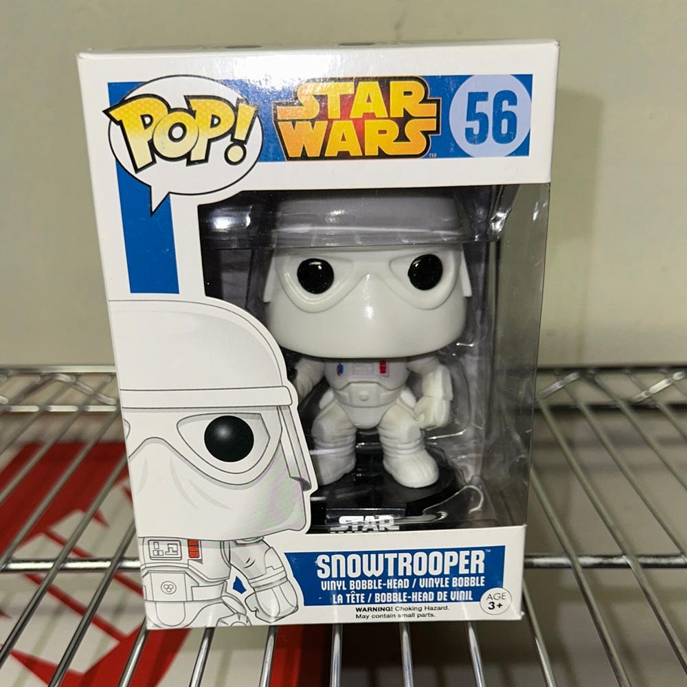 Funko Pop Star Wars Snowtrooper Figure - White and Black #56 - Vaulted